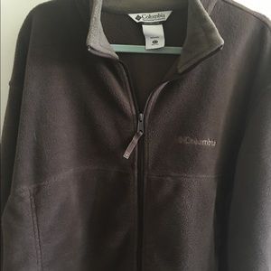 Men's Columbia Fleece zip up jacket