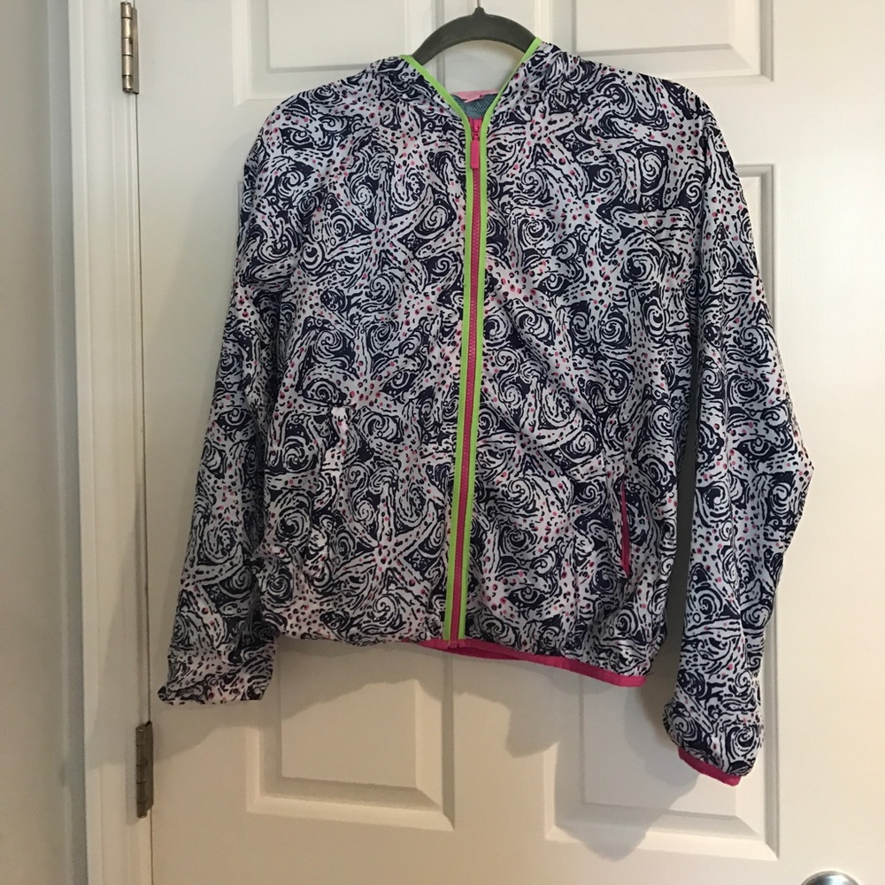 Lily Pulitzer or windbreaker/rain coat