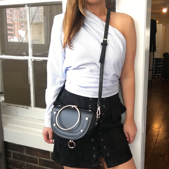 HP🆕 Penelope O Ring Buckle Mini Crossbody Handbag - Picture 3 of 7