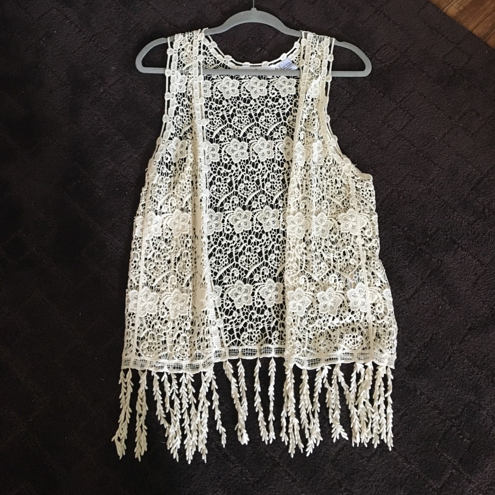 Lacey Fringe Vest