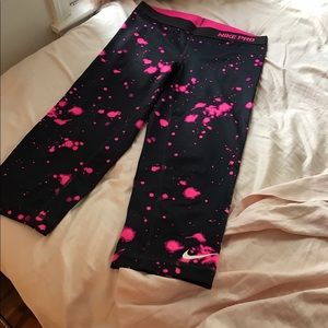 Nike dri fit running Capri