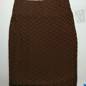 Lularoe Cassie skirt - SOLID brown