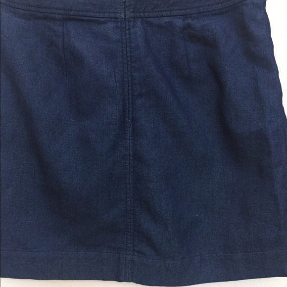 💰💰Ann Taylor LOFT Mini Chambray Skirt Sz 2 - Picture 6 of 8