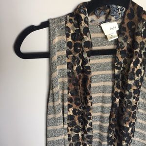 Daytrip Cheetah and Horizontal Strips Vest
