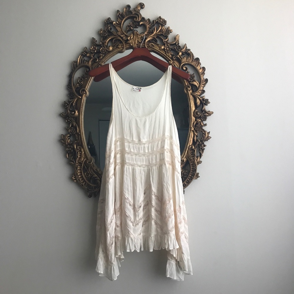 Free People Voile and Lace slip dress