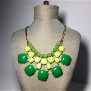 Green Statement Necklace
