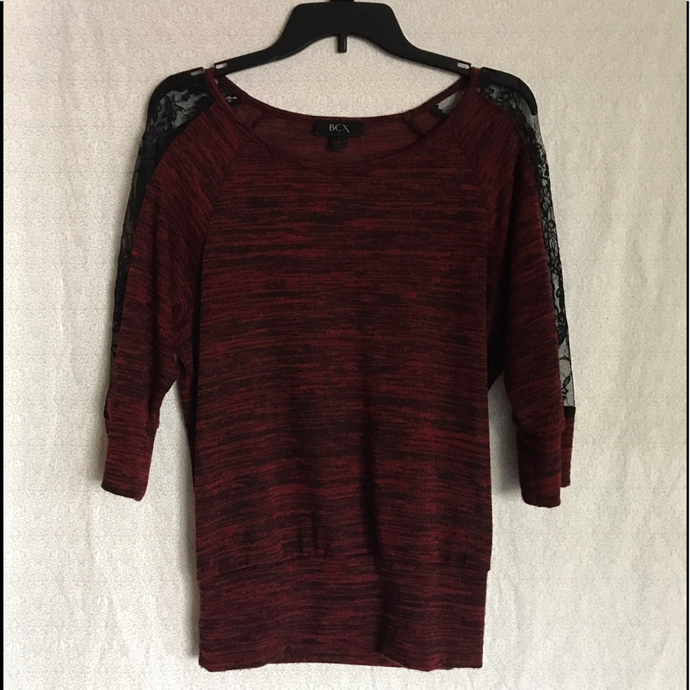 💘SOLD💘 | BCX | Heathered Lace Top