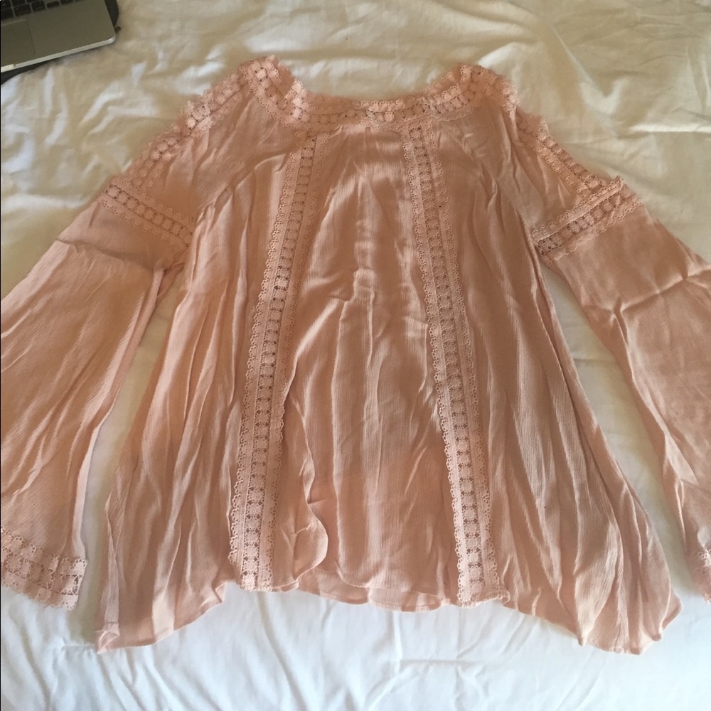 Blush boho long sleeve