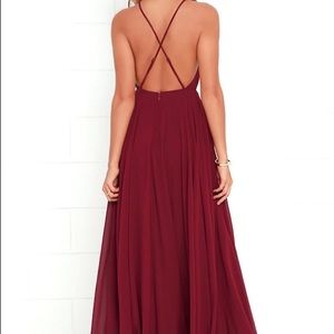 Burgundy/Wine Bridesmaids Dress