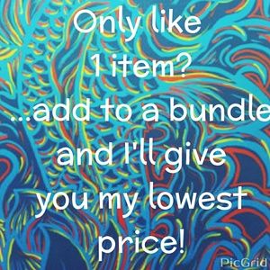 Bundle Just 1 Item For Lowest Price