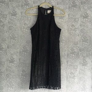 Artelier Nicole Miller Faux Leather Dress