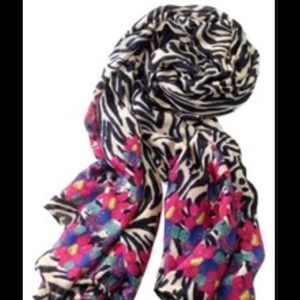 Stella & Dot Scarf Wrap Floral Animal Print