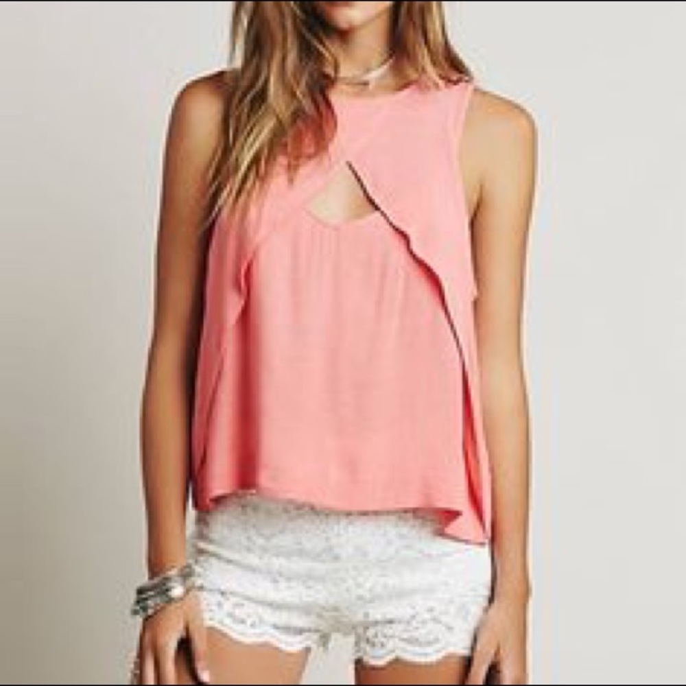 NWT Free People cut out top