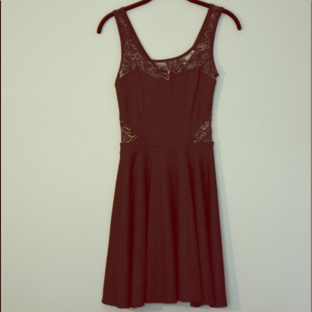 BLACK & GOLD DRESS