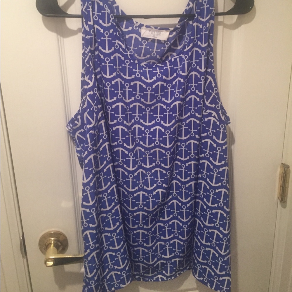 Tank by peach love. Worn 3 times. Size 1x