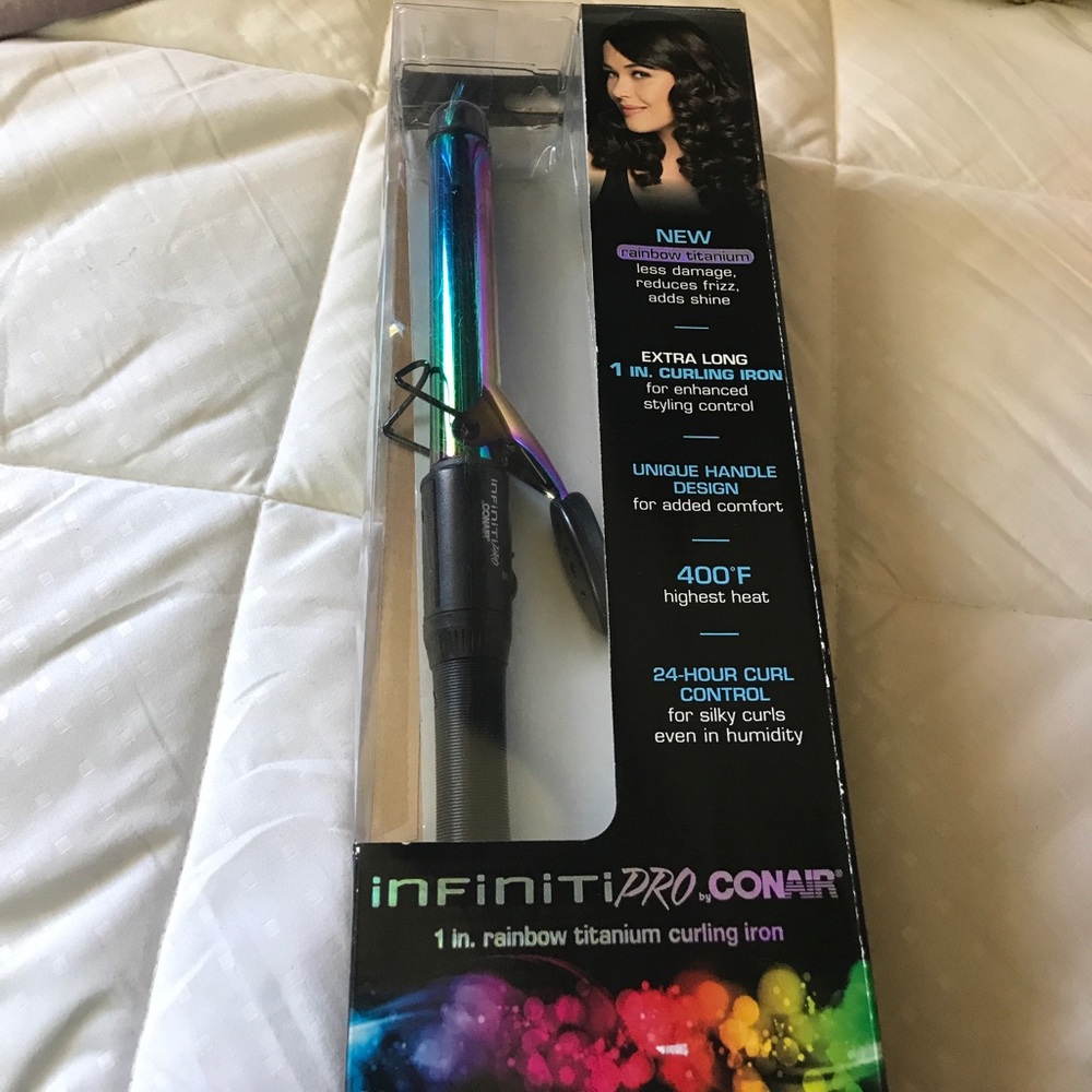 CONAIR rainbow 🌈 titanium curling iron
