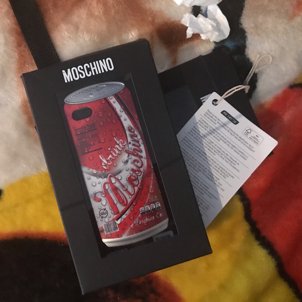 Moschino iPhone Soda Can 5/5S/SE Case
