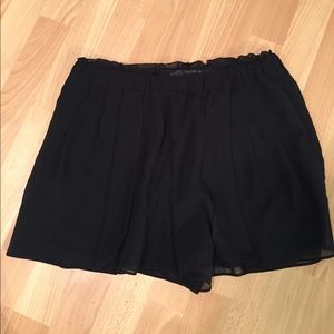Rachel Roy black chiffon skirt/shorts