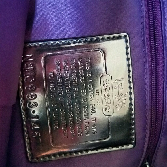 Fabulous leather Coach Bag - Picture 4 of 4