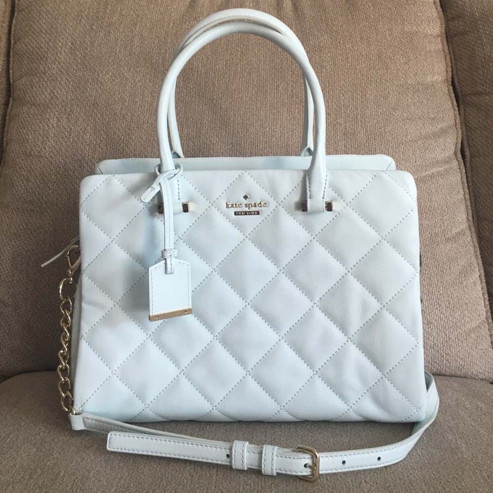 New Kate Spade Quilted Satchel