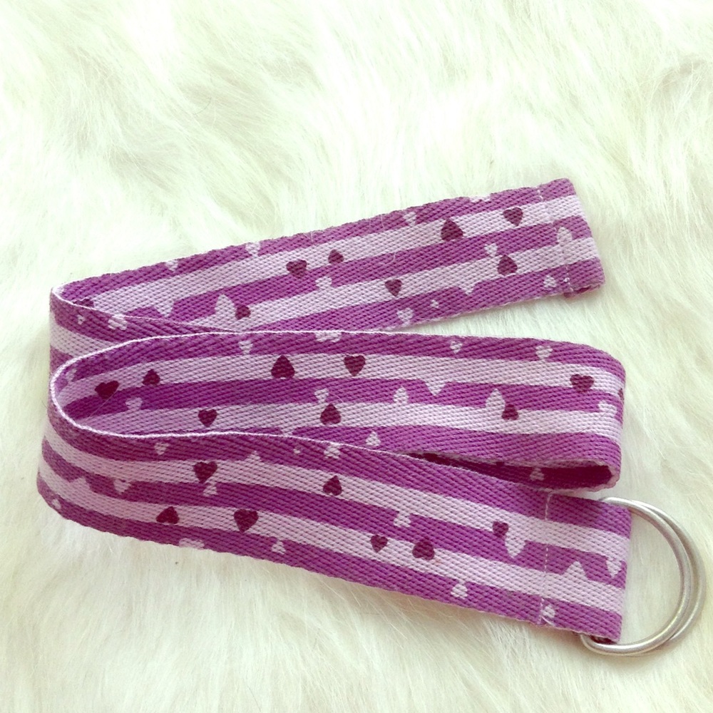 Girls purple and lavender belt