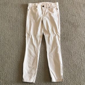 J. Crew off-white cords.
