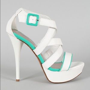 Qupid strappy open-toe heel