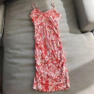 Coral tart dress