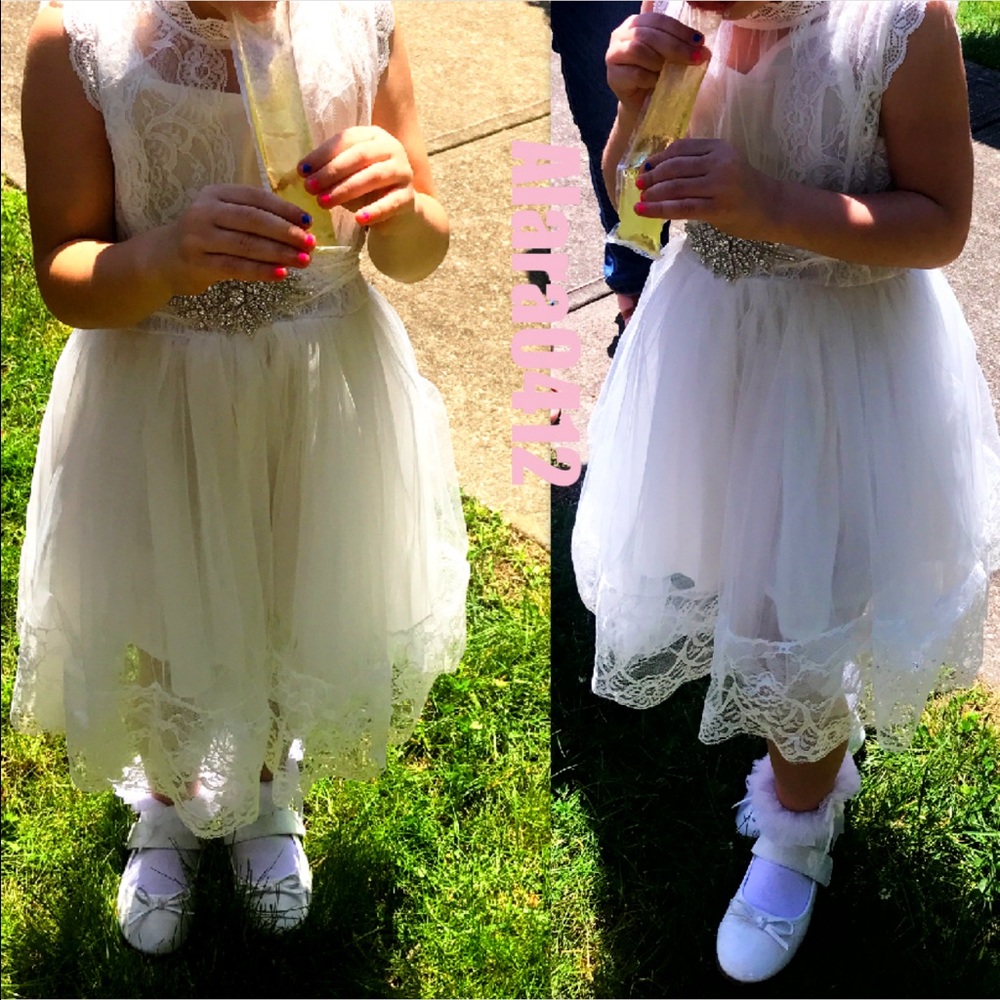 Little girls elegant princess dress new size 5