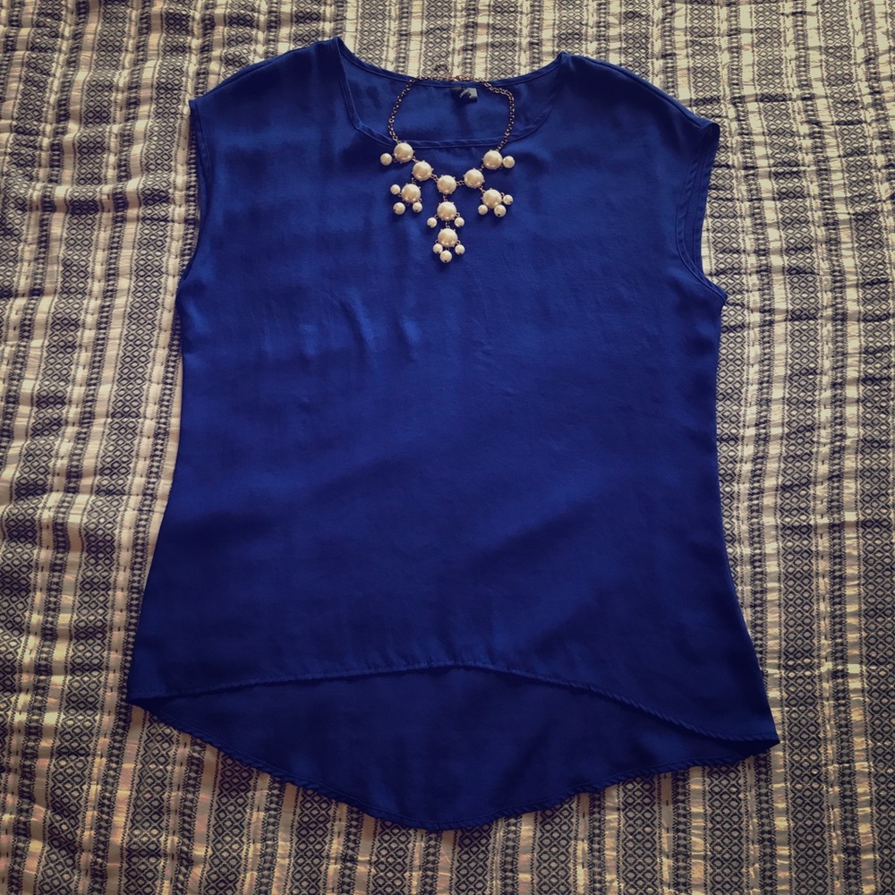 Love • Haight Blue Flowy Top | Size XL