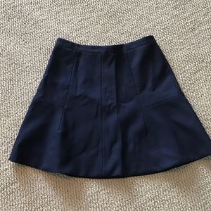 J. Crew high waisted flare skirt.