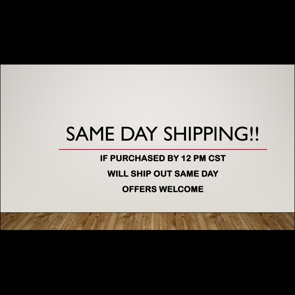 SAME DAY SHIPPING!!