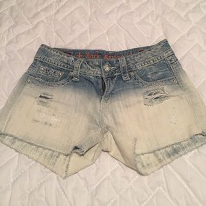 Rock Revival ombré shorts