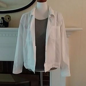 Fresh produce white light jacket