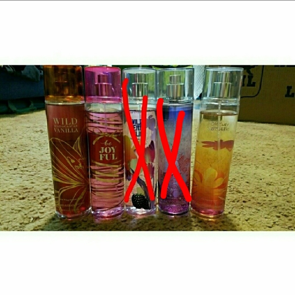 3 Bath & Body Works Fragrance Mists