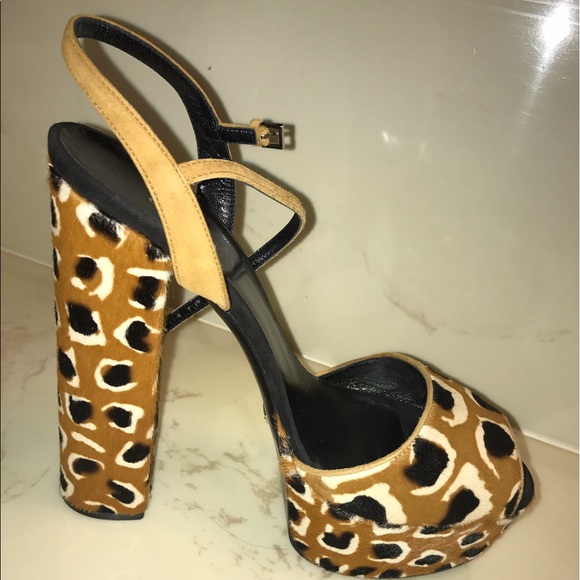 Gucci platform wedge sandals - Picture 3 of 5