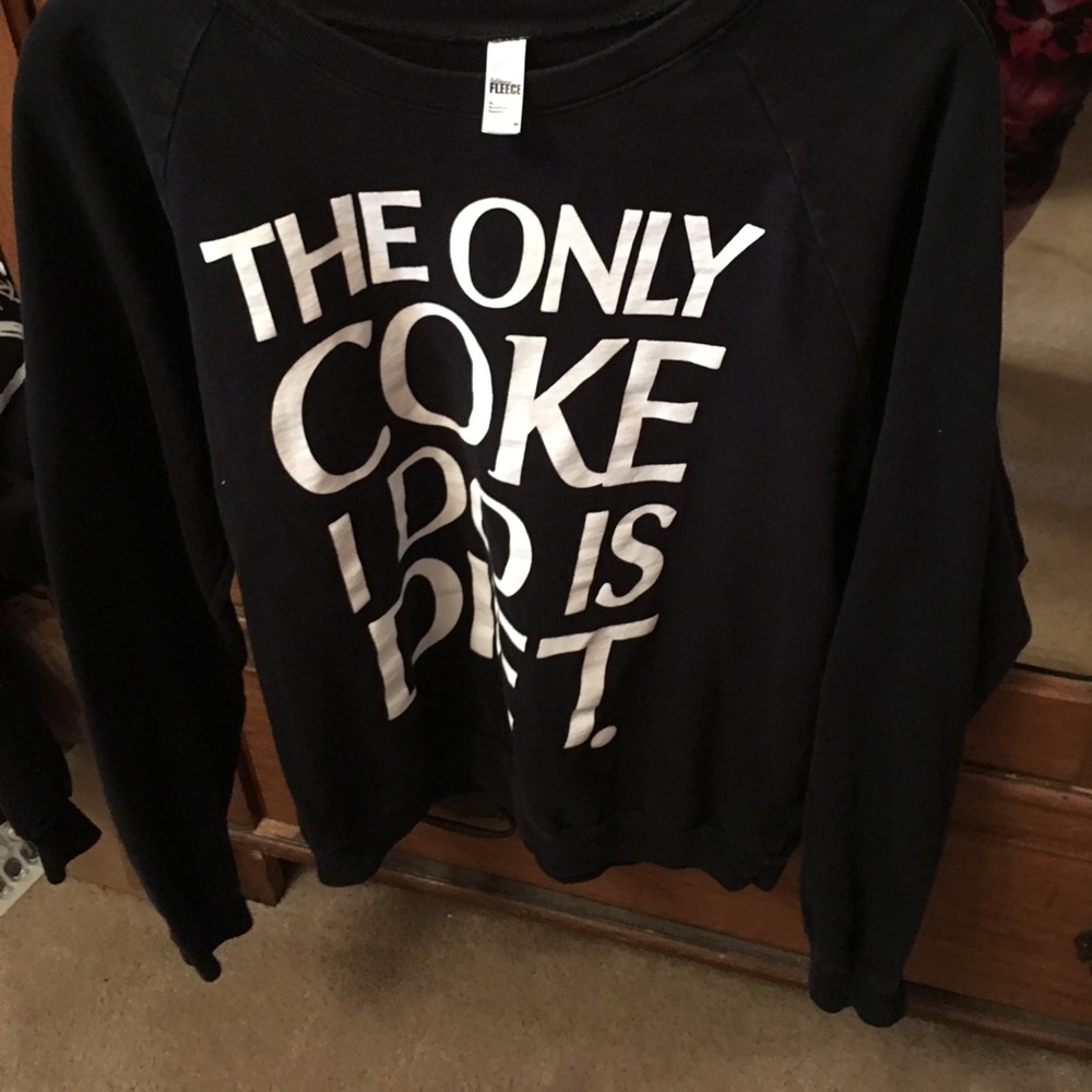 Black crew neck