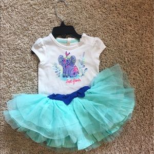 Onesie and skirt set