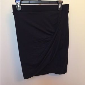 black Express bodycon skirt