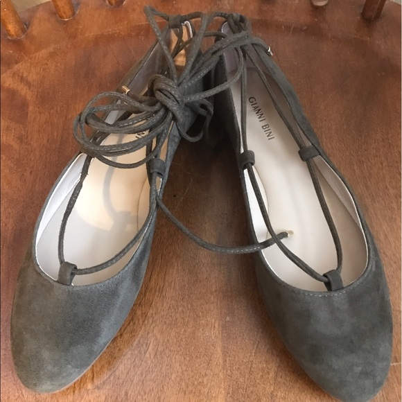 ANTONIO MELANI Shoes - NWT ballet olive green suede flats