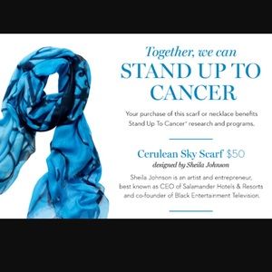 Chicos stand up to cancer limited edition scarf