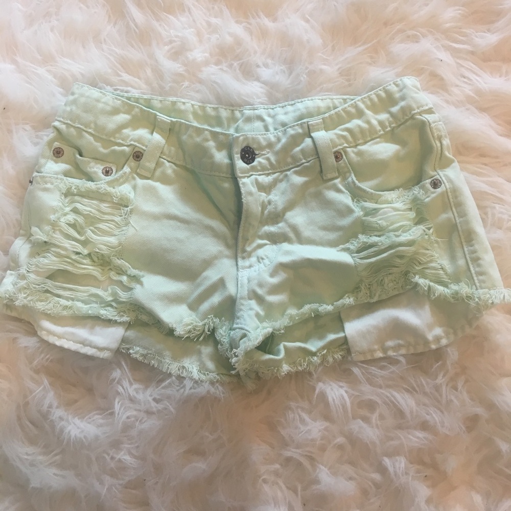 LF Carmar mint shorts