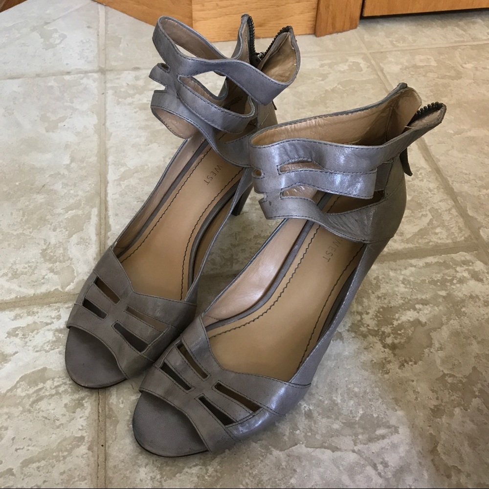 Gray Nine West shoes