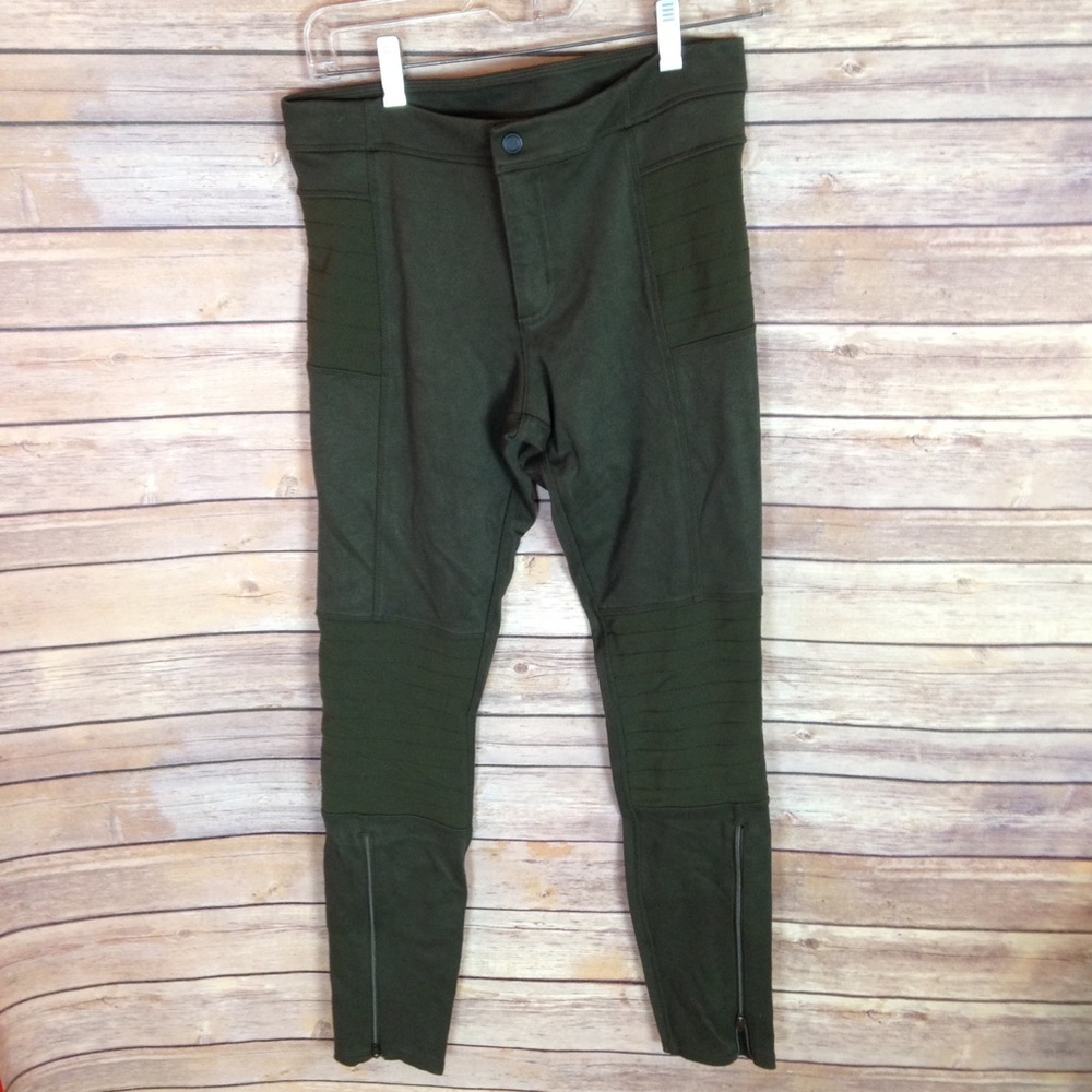 Athleta Ponte Motion Green Pants