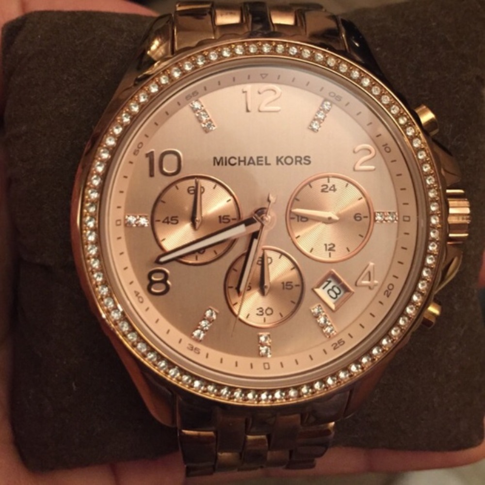 Rose Gold Michael Kors watch