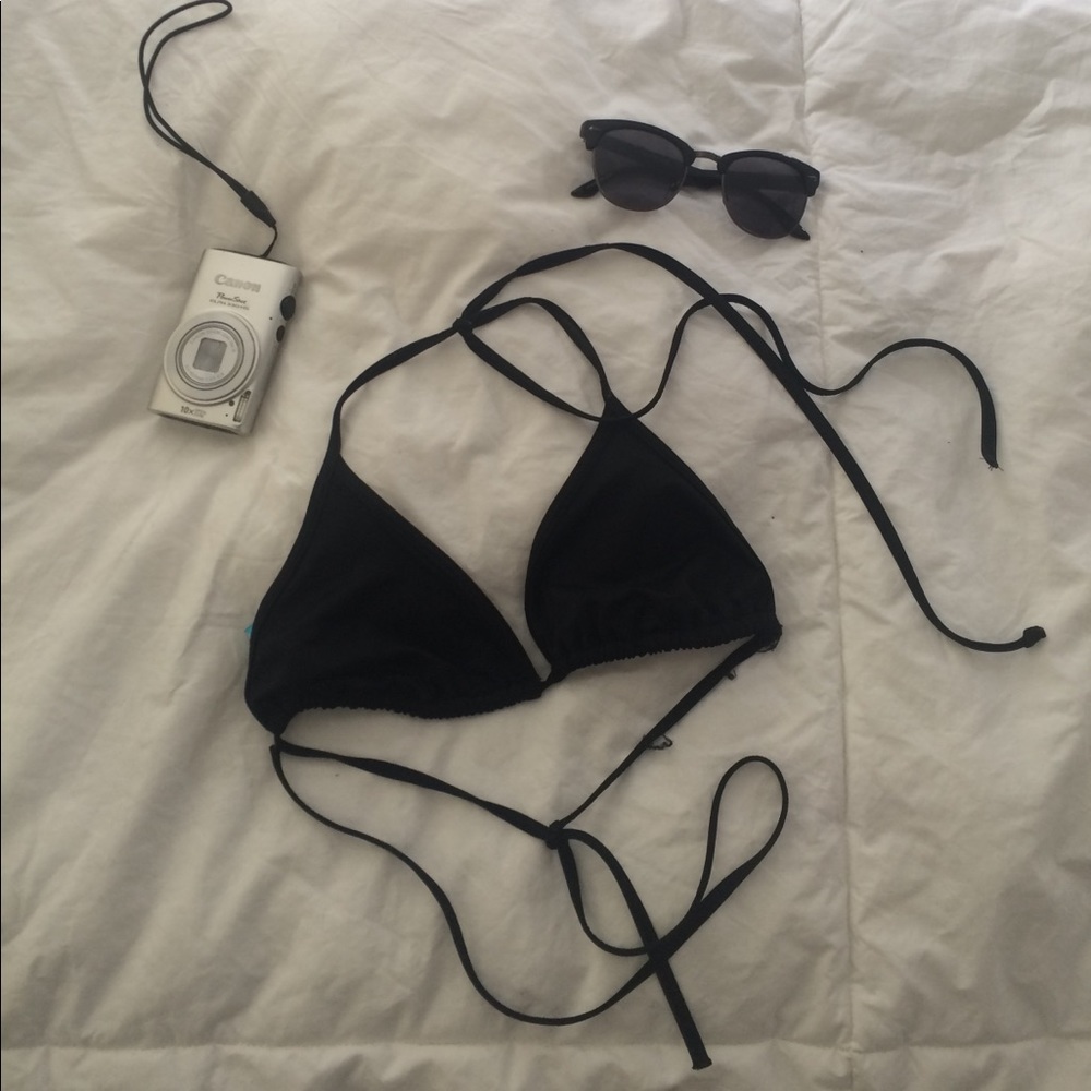 VS Pink black bikini top