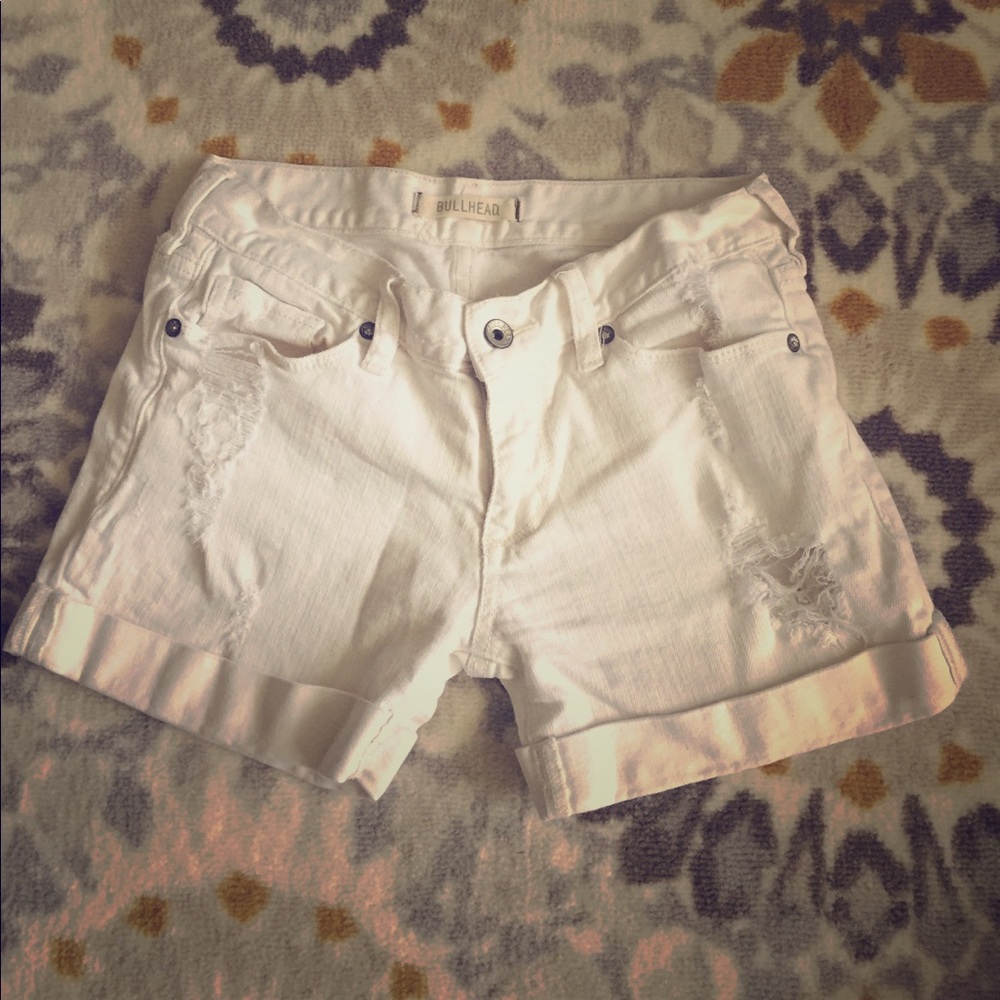 White, denim, Bullhead shirt from PacSun. Size 3.