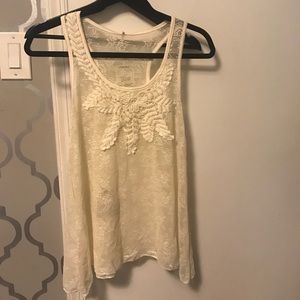Lace tank top