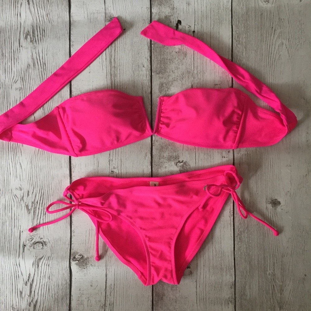 Hot pink American Eagle swimming suit