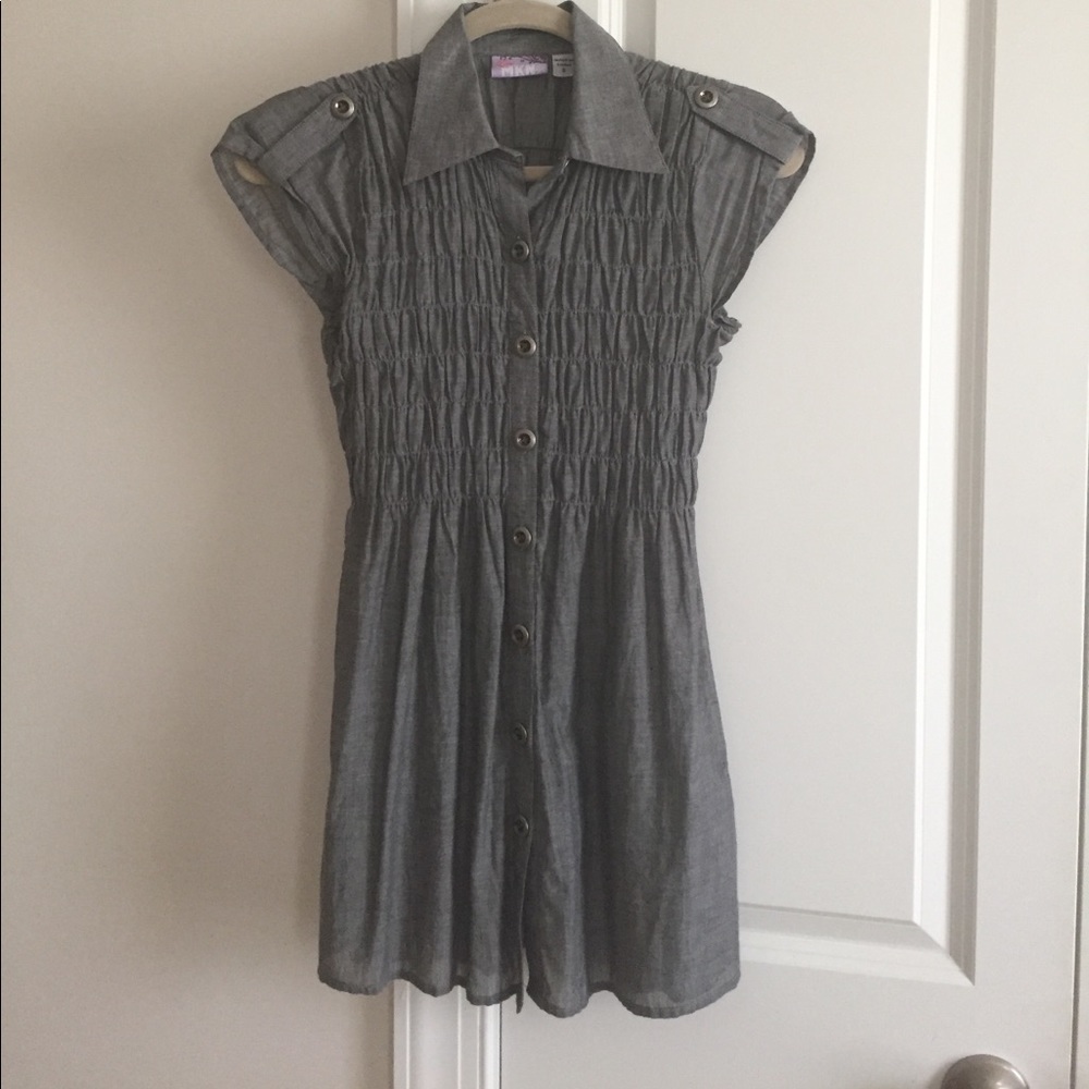 Grey Tunic top/ dress size small